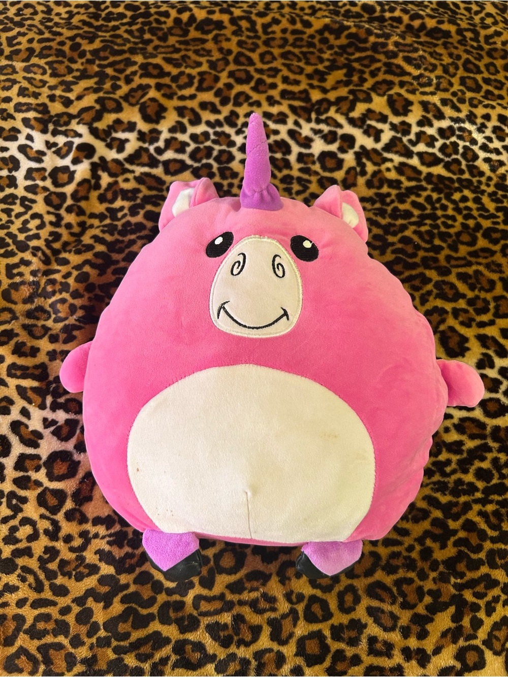 Plush Pink Unicorn Pillow Stuffed Toy